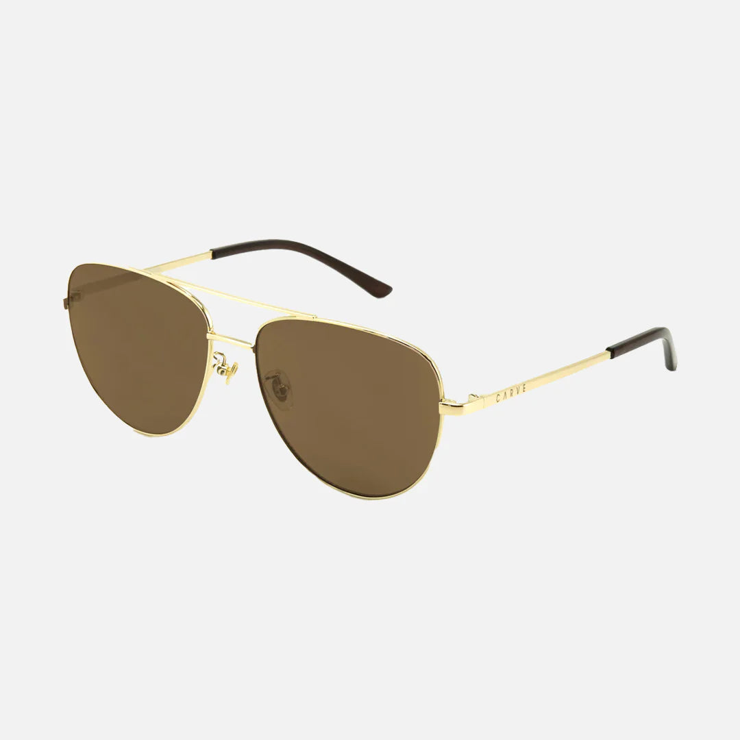 Solana Gloss Gold Metal Brown POL Lens - Image 1