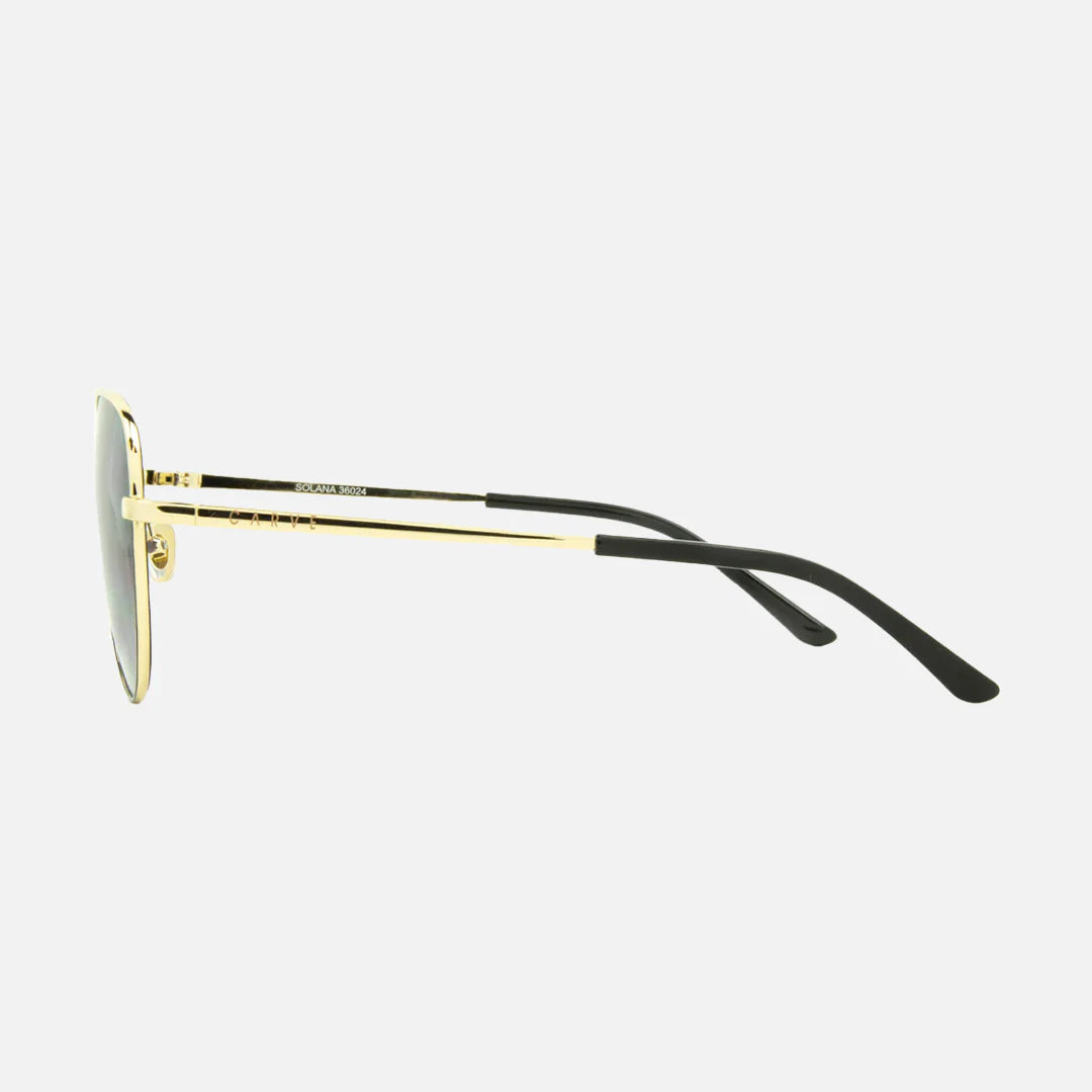 Solana Gloss Gold Black Metal Gradient Grey Lens - Image 4