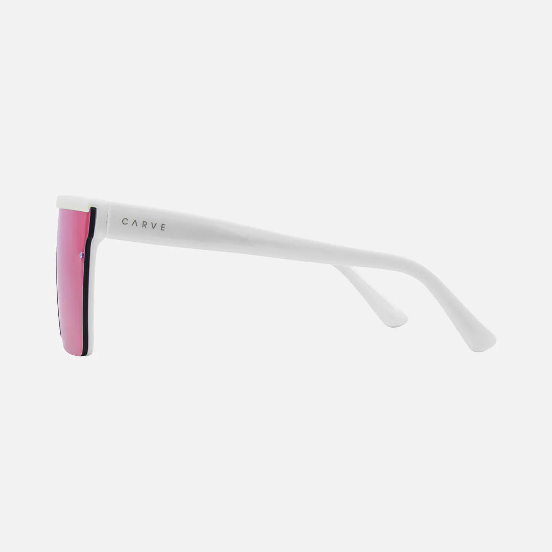Muse Gloss White Frame Hot Pink Orange Lens w Pink - Image 3