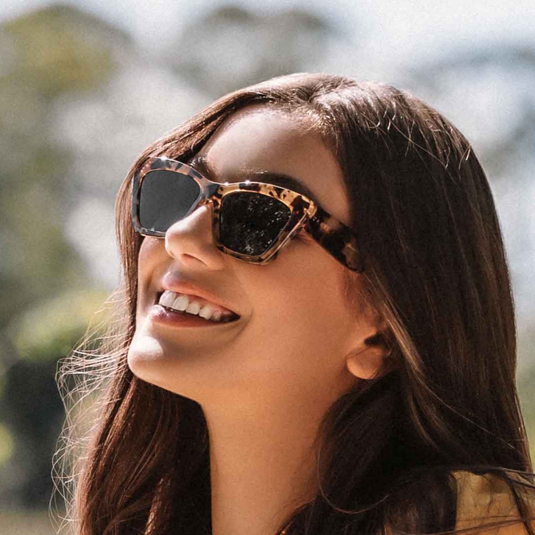 Tahoe Gloss Milky Tort Frame Dark Grey Lens - Image 3