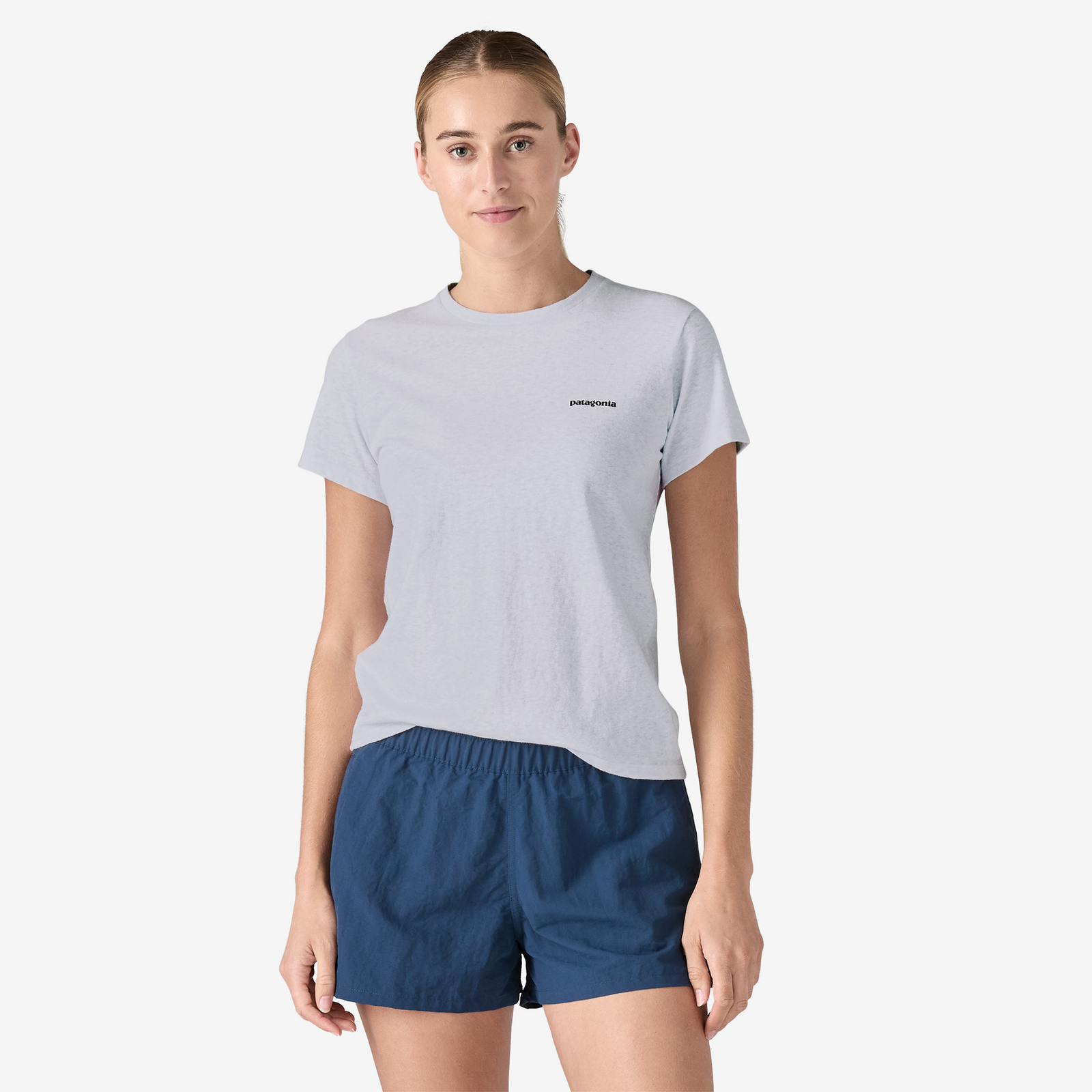 Womens P-6 Logo Responsibili-Tee T Shirt White - Image 2