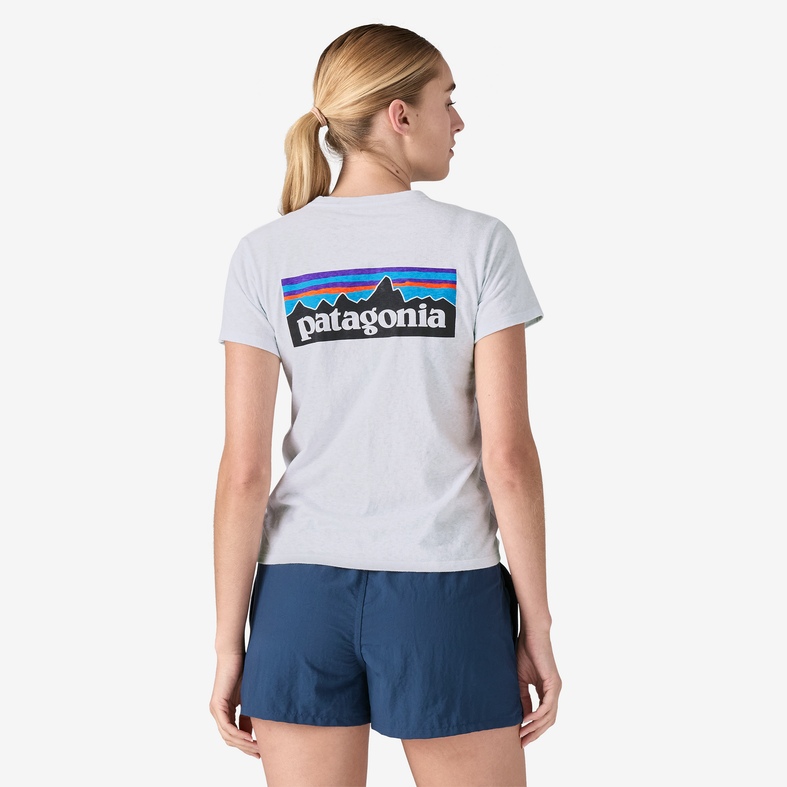 Womens P-6 Logo Responsibili-Tee T Shirt White - Image 3