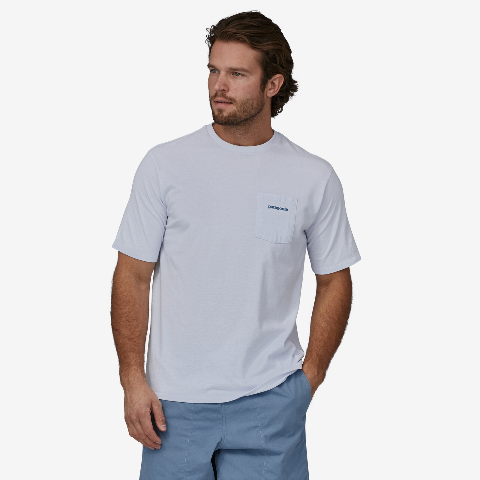 Mens Boardshort Logo Responsibili-Tee T Shirt White - Image 2