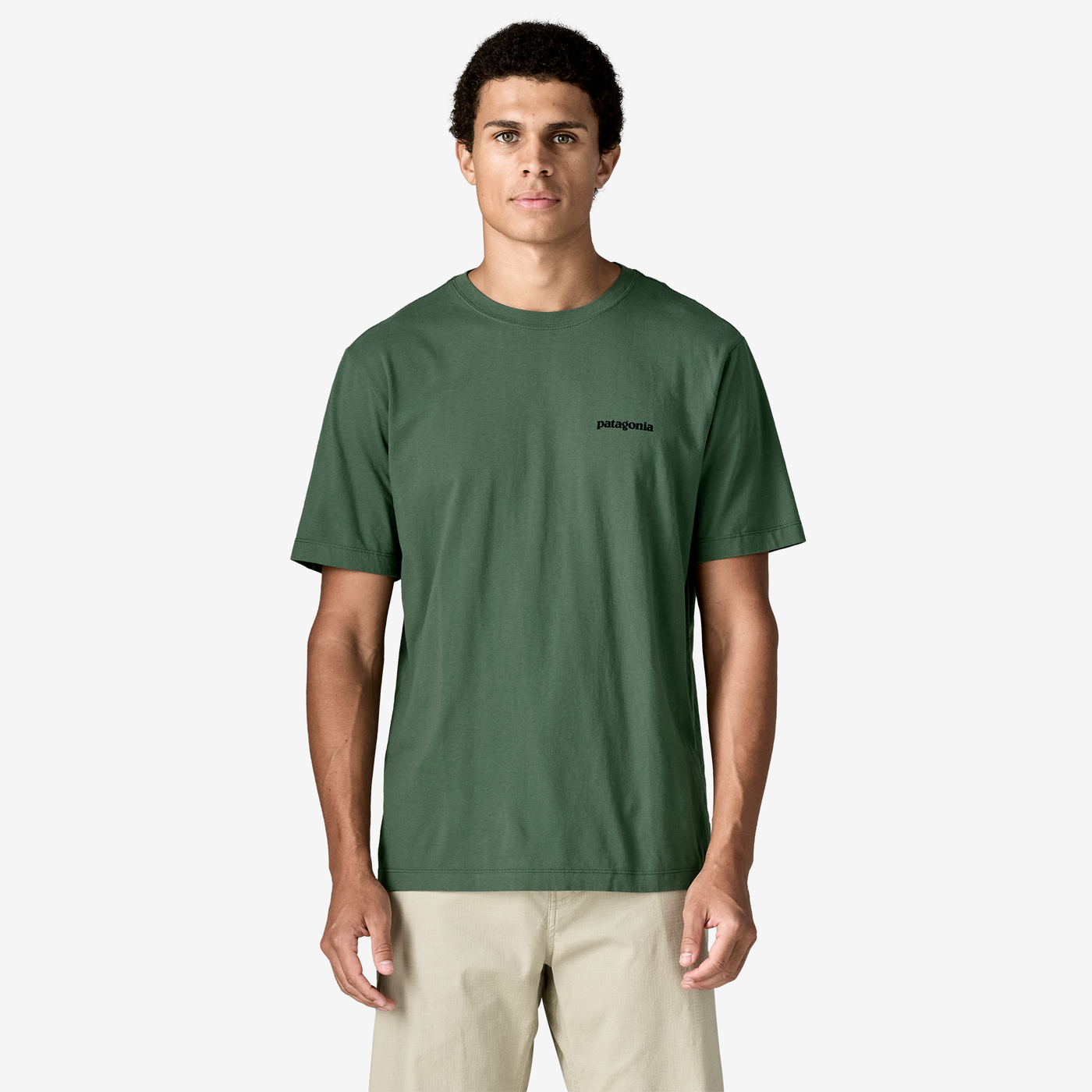 Mens P-6 Logo T-Shirt Blue Sage - Image 2
