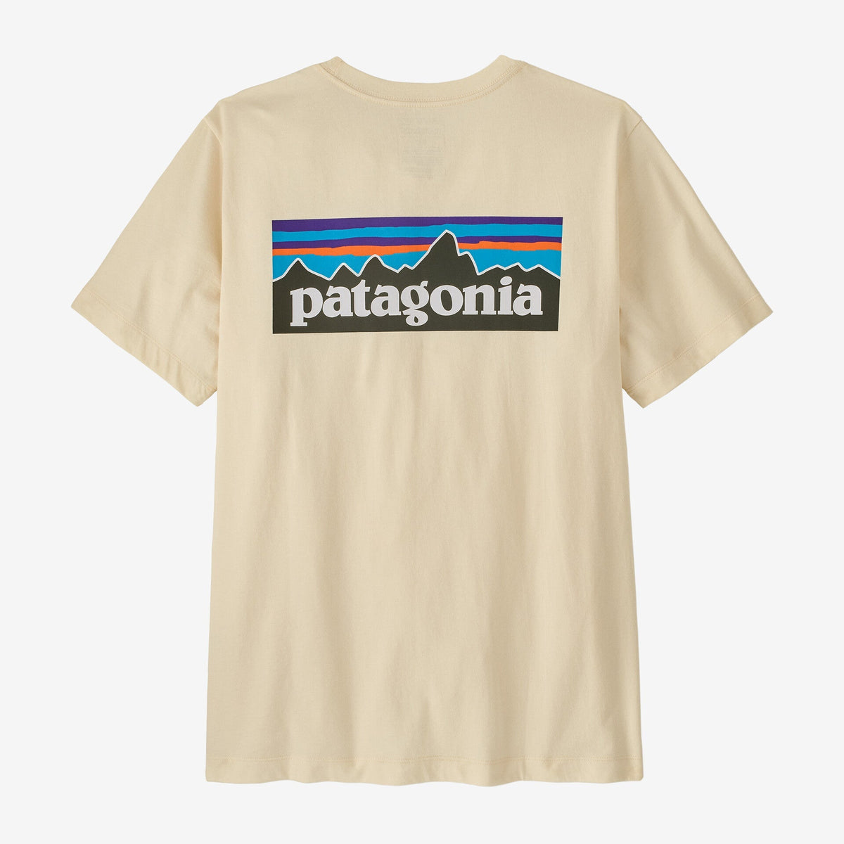 Mens P-6 Logo T-Shirt Undyed Natural - Image 1