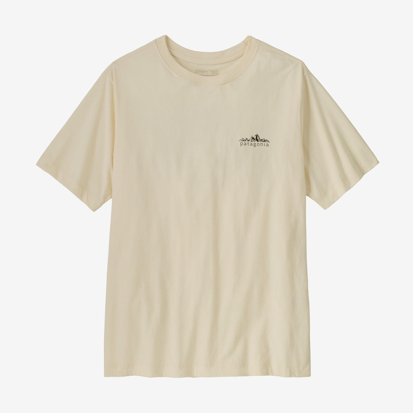 Mens Fitz Roy Foothills T-Shirt Undyed Natural - Image 3