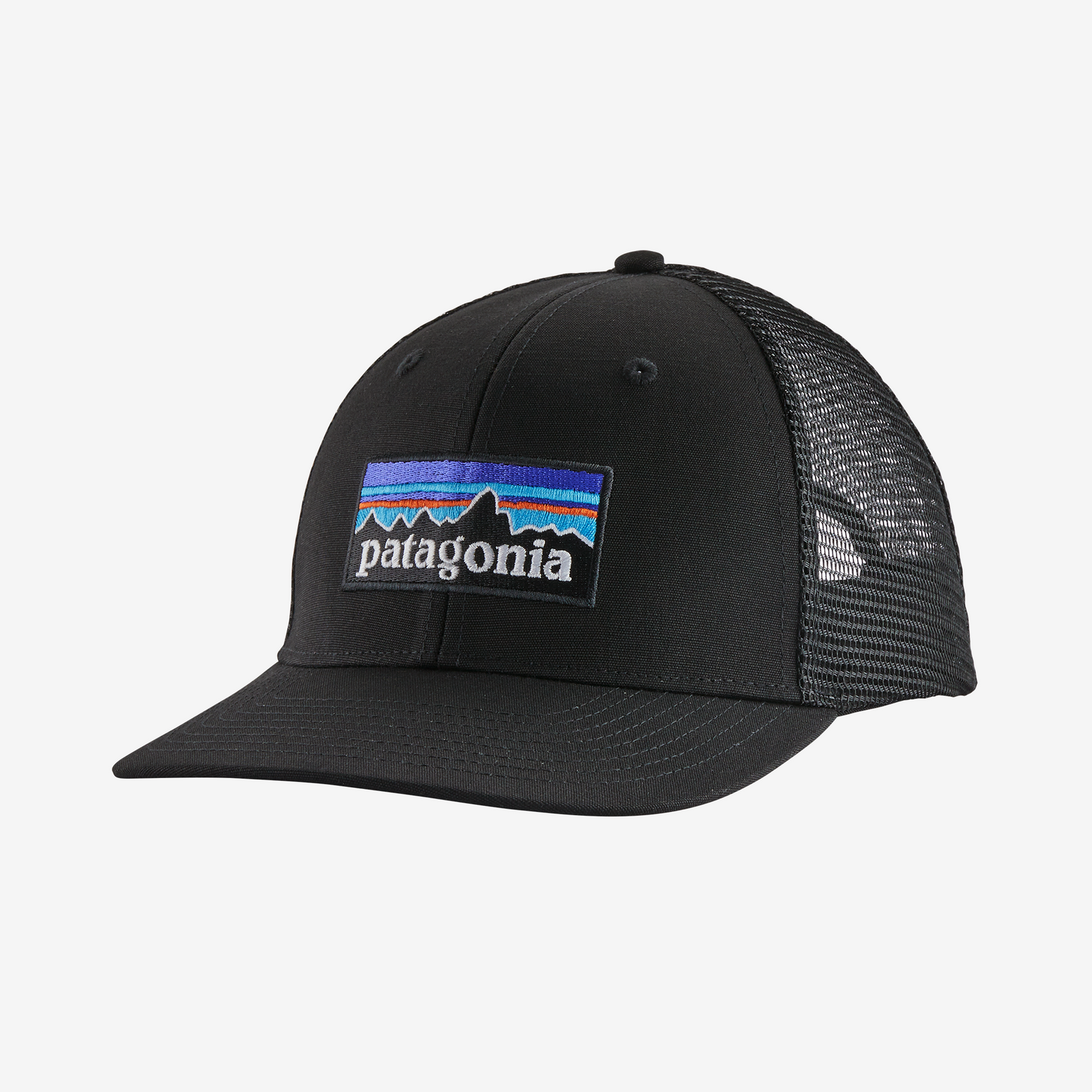 P-6 Logo Trucker Hat Black - Image 1