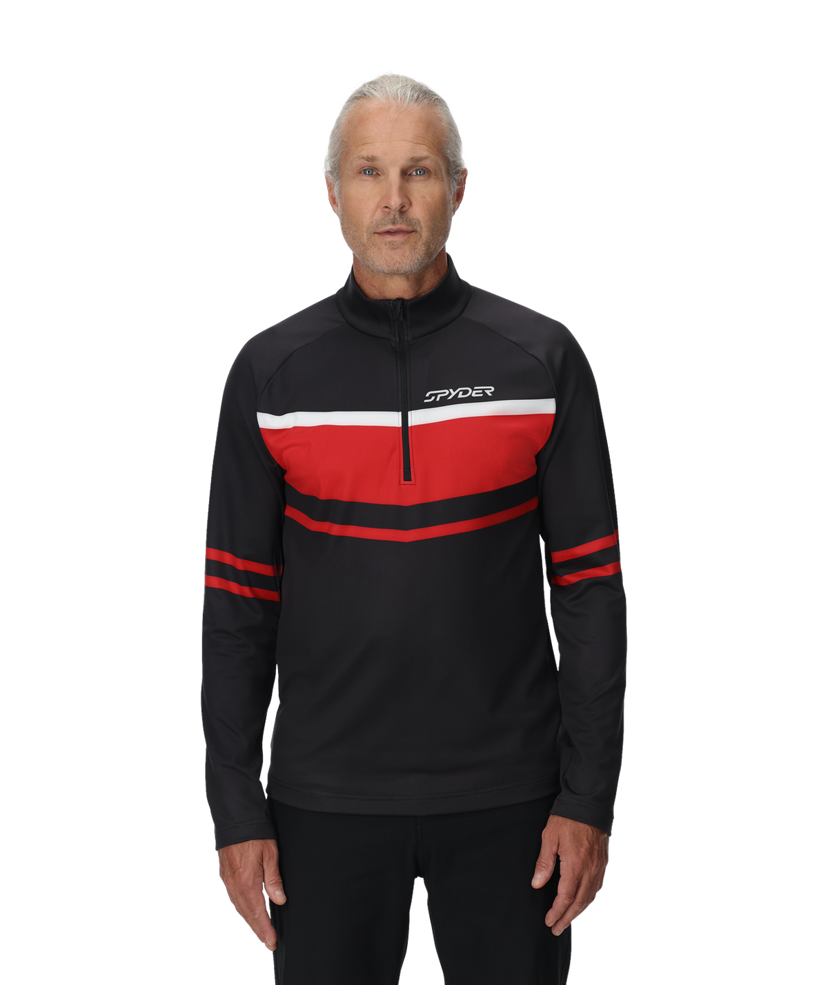 Mens Legacy Half Zip Skivvie Black - Image 3
