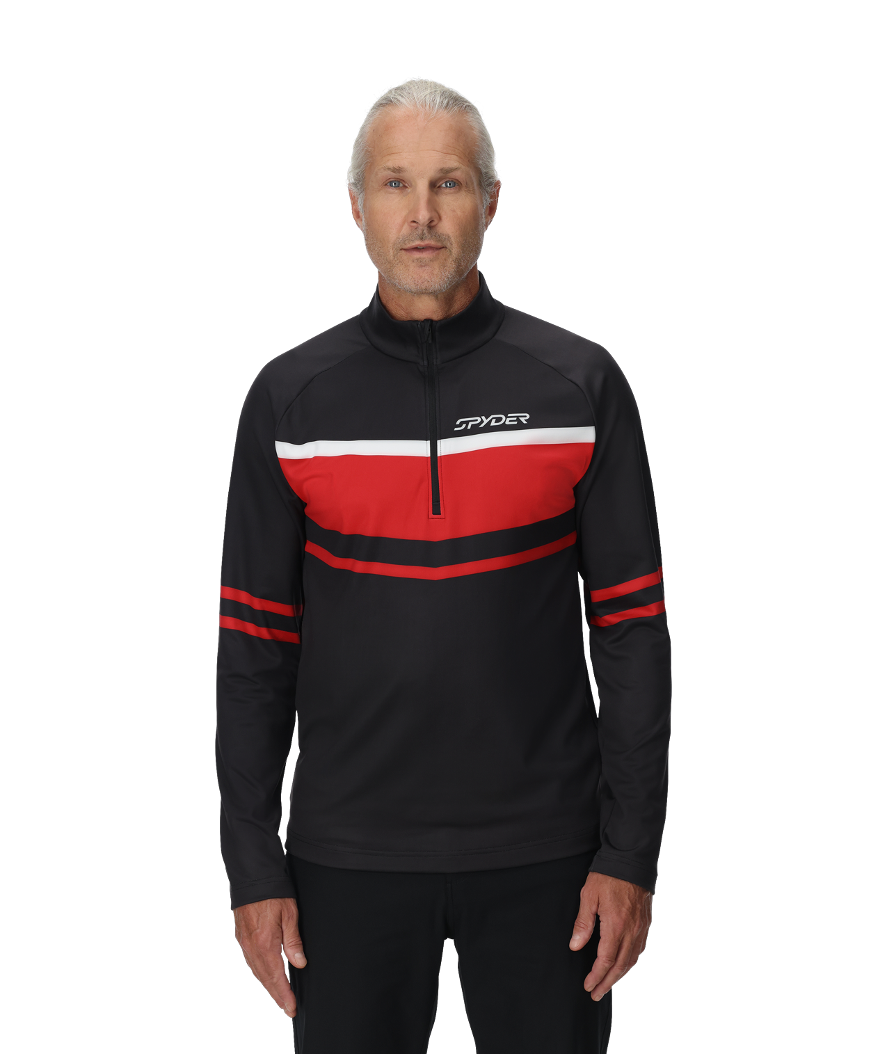 Mens Legacy Half Zip Skivvie Black - Image 3