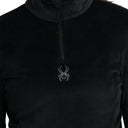 Womens Shimmer Bug Half Zip T-Neck
