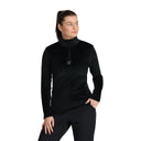 Womens Shimmer Bug Half Zip T-Neck