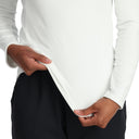 Womens Shimmer Bug Half Zip T-Neck