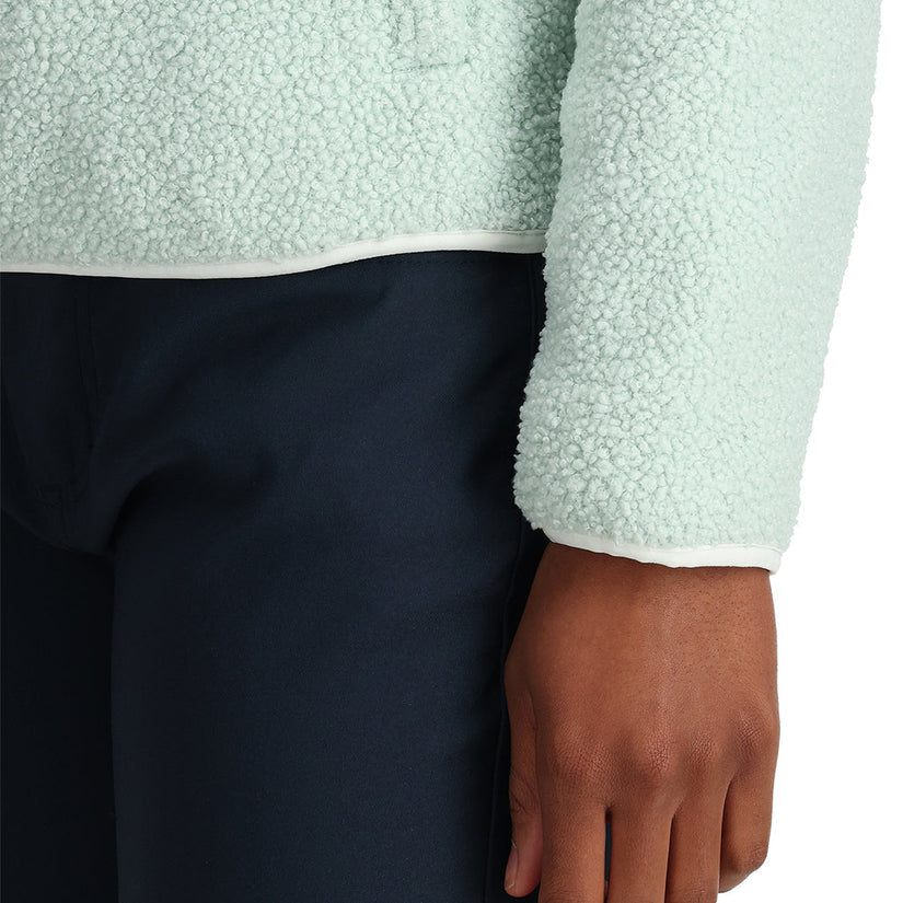 Womens Cloud Pullover Fleece Jacket