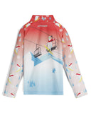 Little Girls Reflect Half Zip T-Neck