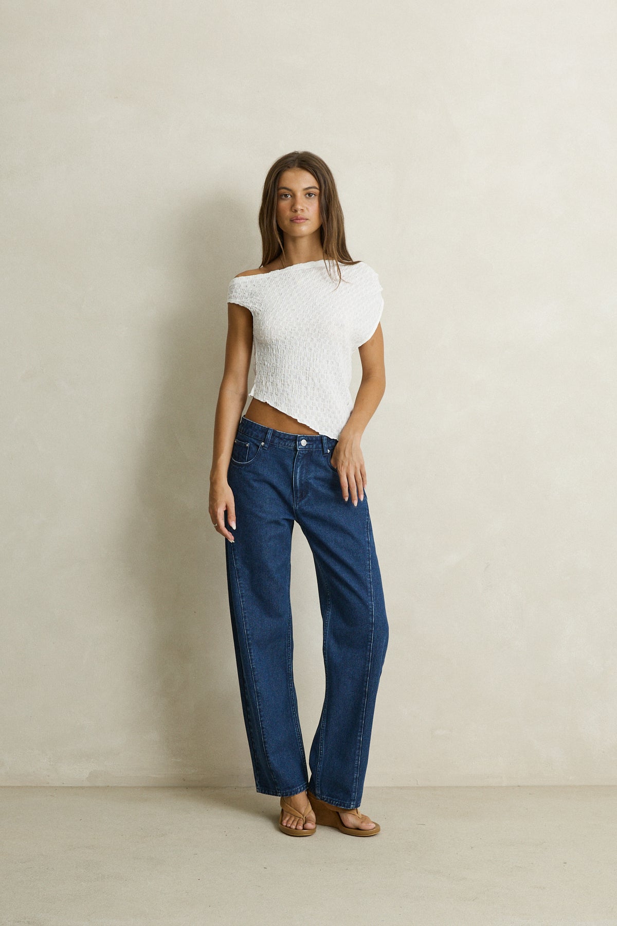 MAYA LACE ASYMMETRIC TOP - Image 3