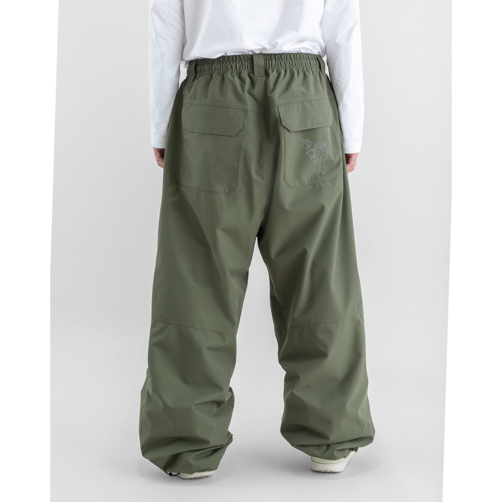 Park Snowboard Snowboard Pants D.Green - Image 3
