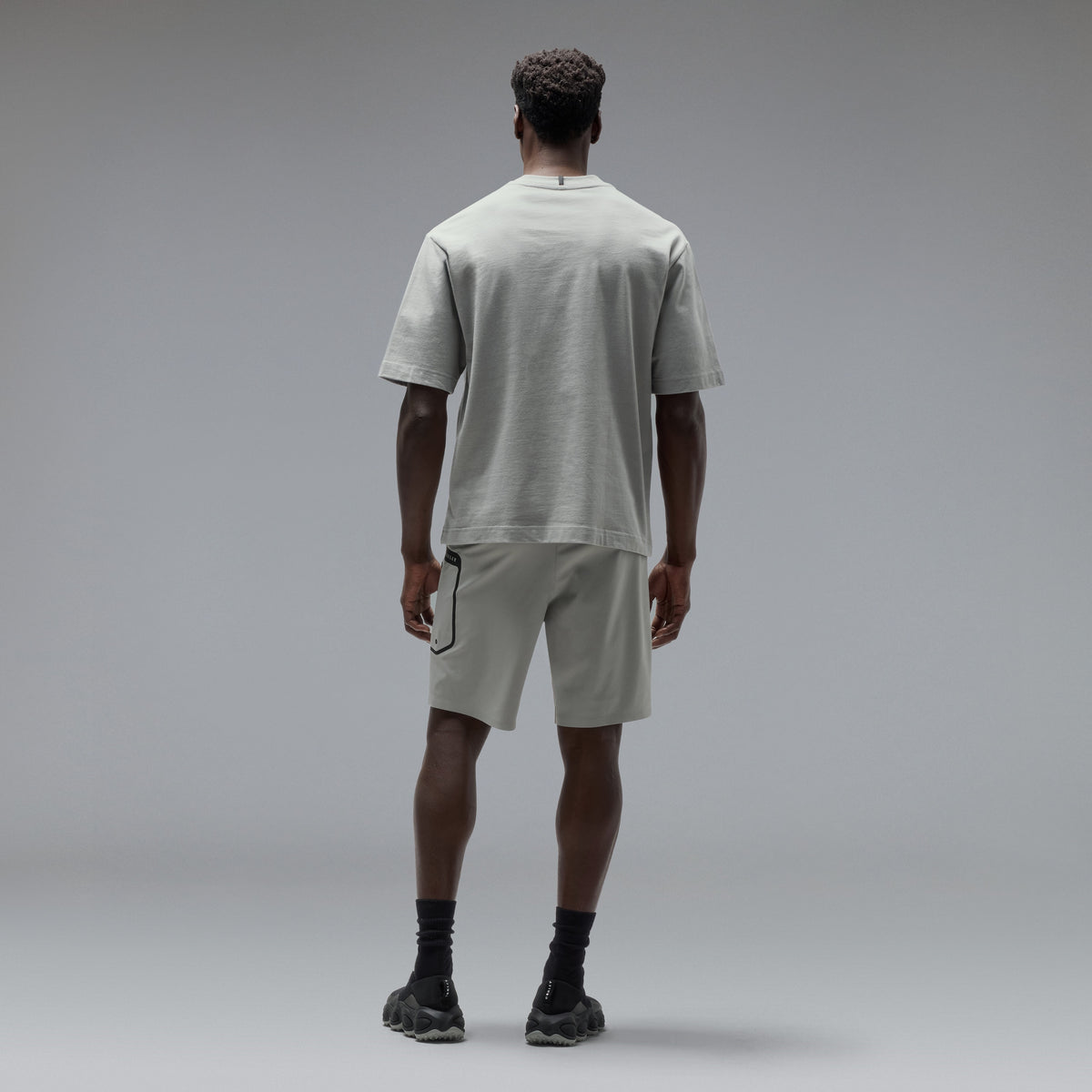 Mtn Ridge Embroidered Tee Cement - Image 3