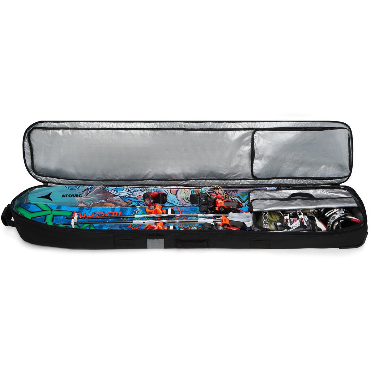 Fall Line Ski Roller Bag Black Coated - Image 3