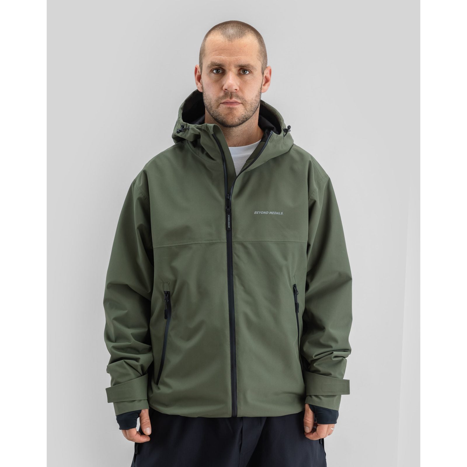Park Snowboard Jacket 2L D.Green - Image 3