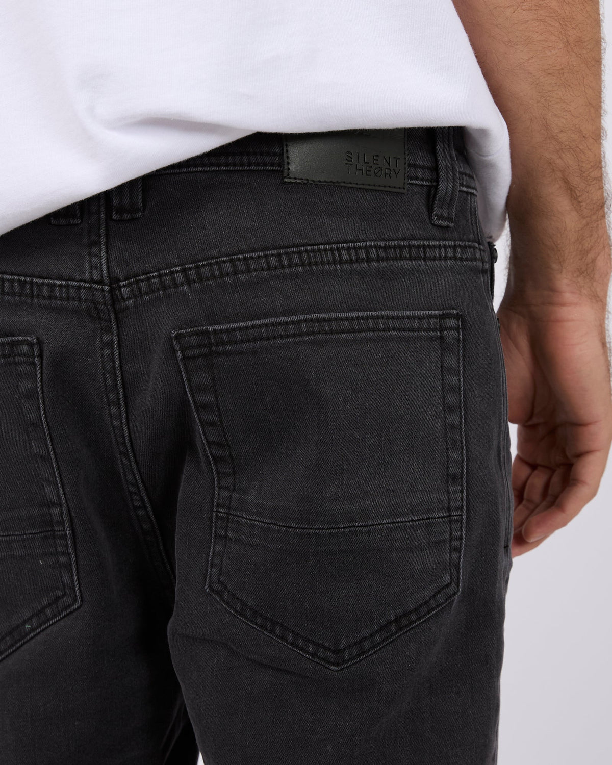 Mens Shadow A2 Denim Washed Black - Image 5