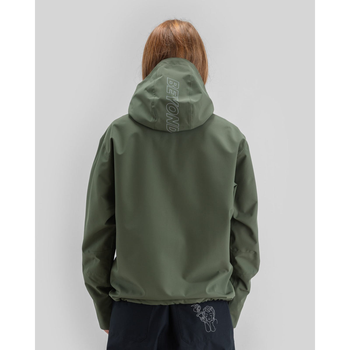 Park Snowboard Jacket 2L D.Green - Image 4