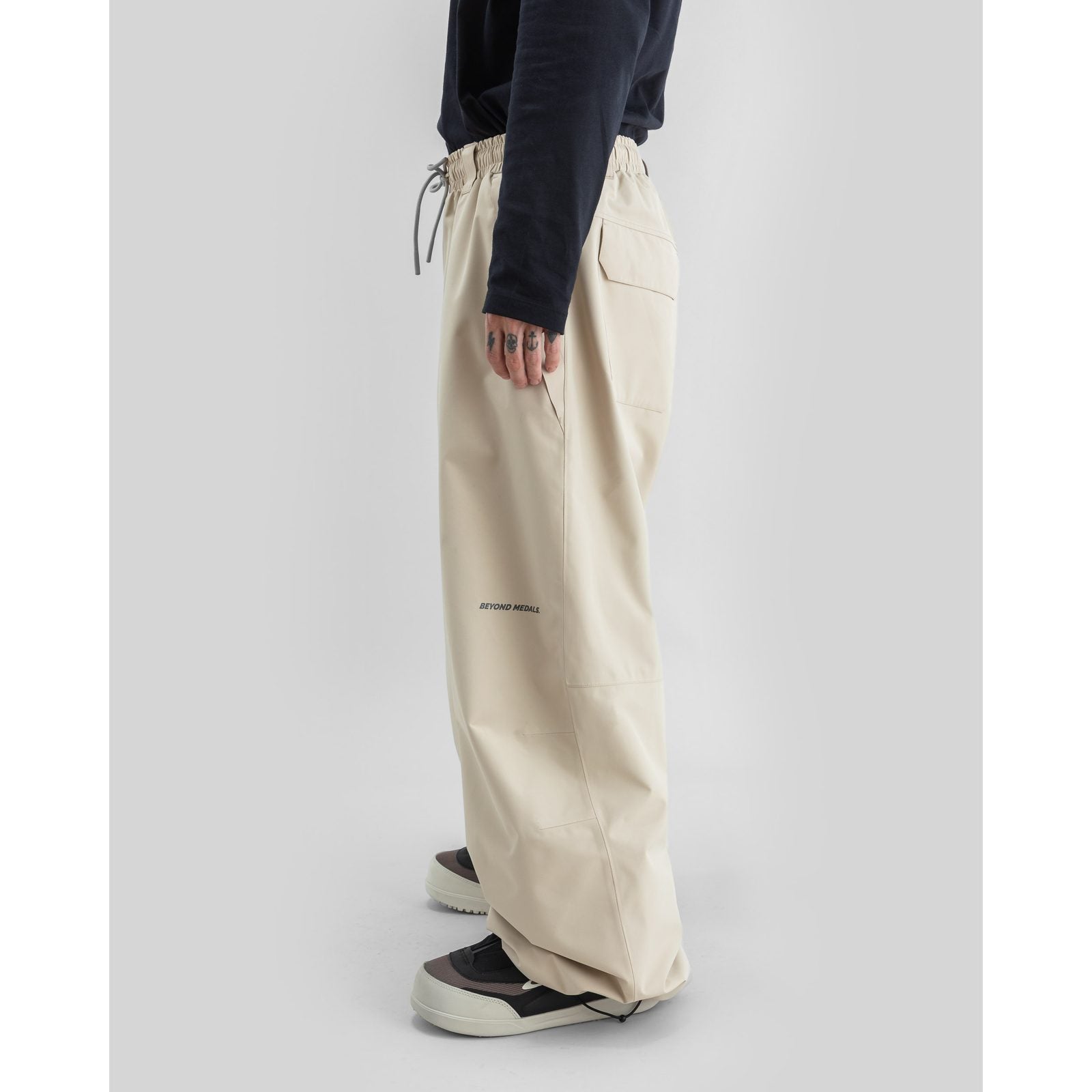 Park Snowboard Snowboard Pants Beige - Image 4