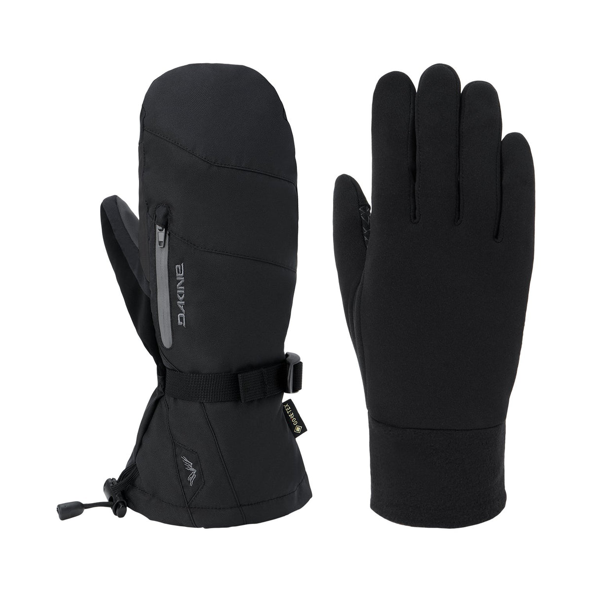 Titan 2.0 Gore-Tex Snowboard Mitts Black - Image 4