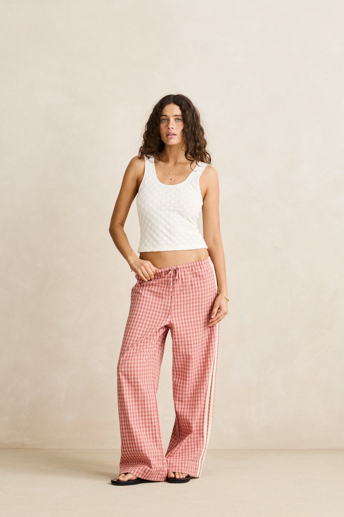 KIRRA CHECK PANT - Image 4
