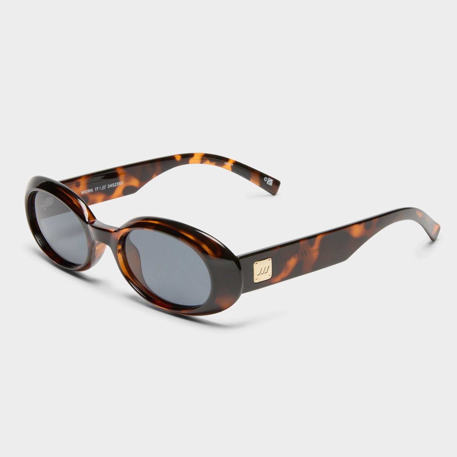 Work It! Dark Tort - Smoke Mono Polarized Lens - Image 1