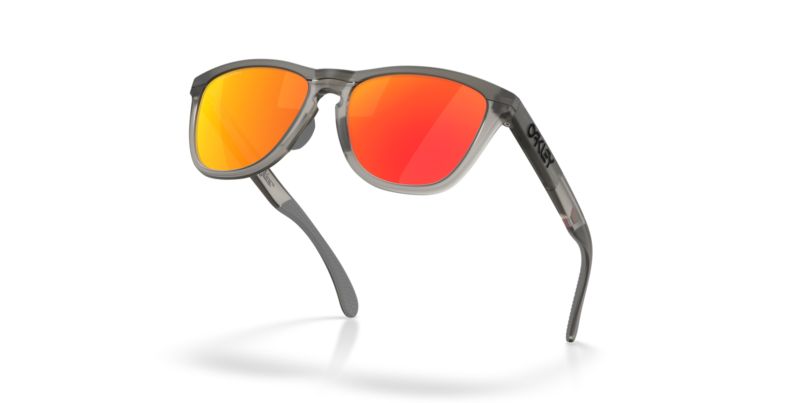 Frogskins Range XL Matte Grey Smoke/Grey Ink - Prizm Ruby - Image 5