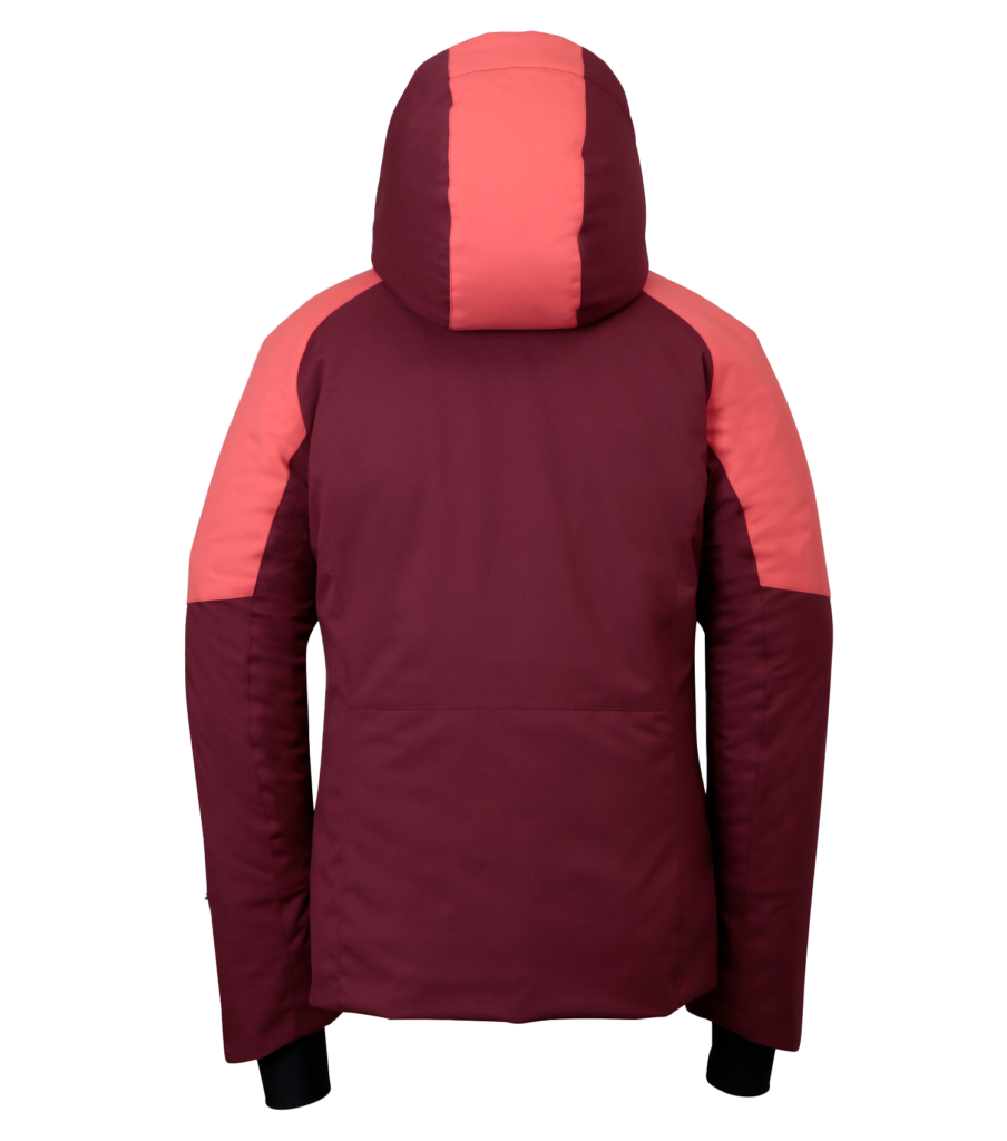 Asymmetry Bicolor Ladies Ski Jacket 