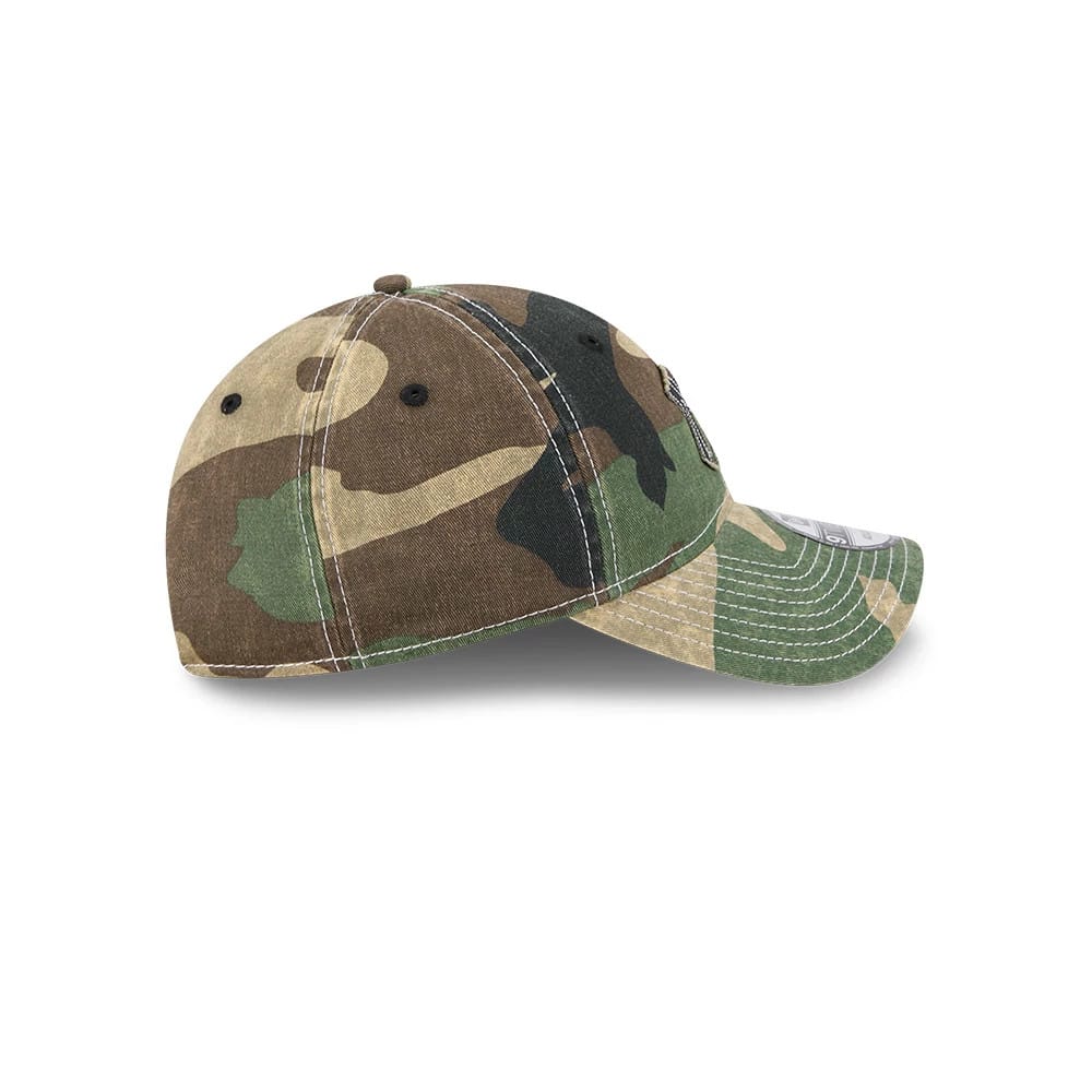 New York Yankees Mlb Washed Camo Open Green 9Twenty Adjustable Cap Green - Image 7