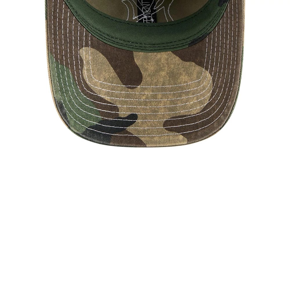 New York Yankees Mlb Washed Camo Open Green 9Twenty Adjustable Cap Green - Image 5