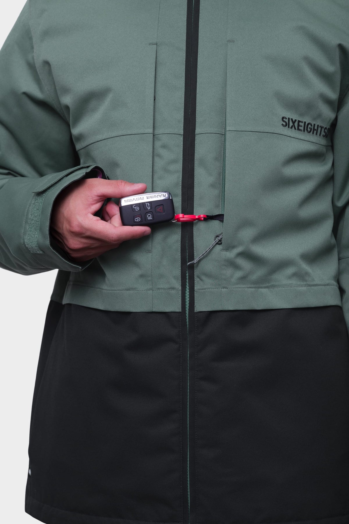 686 Mens Smarty 3-in-1 Form Jacket Cyprus Green Colourblock