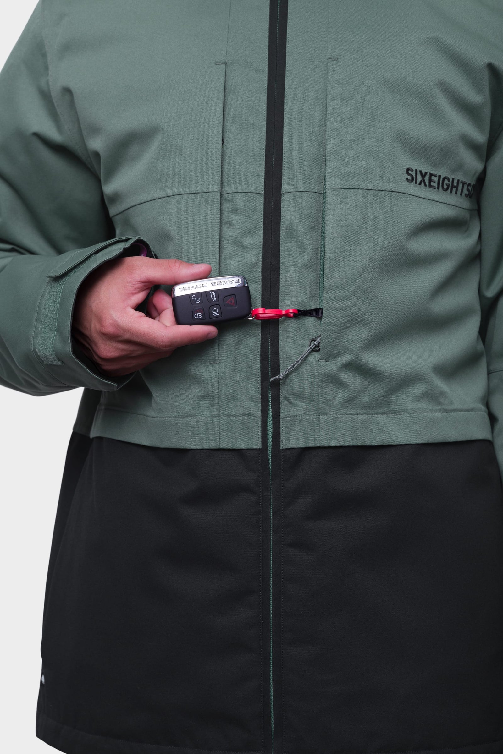 686 Mens Smarty 3-in-1 Form Jacket Cyprus Green Colourblock
