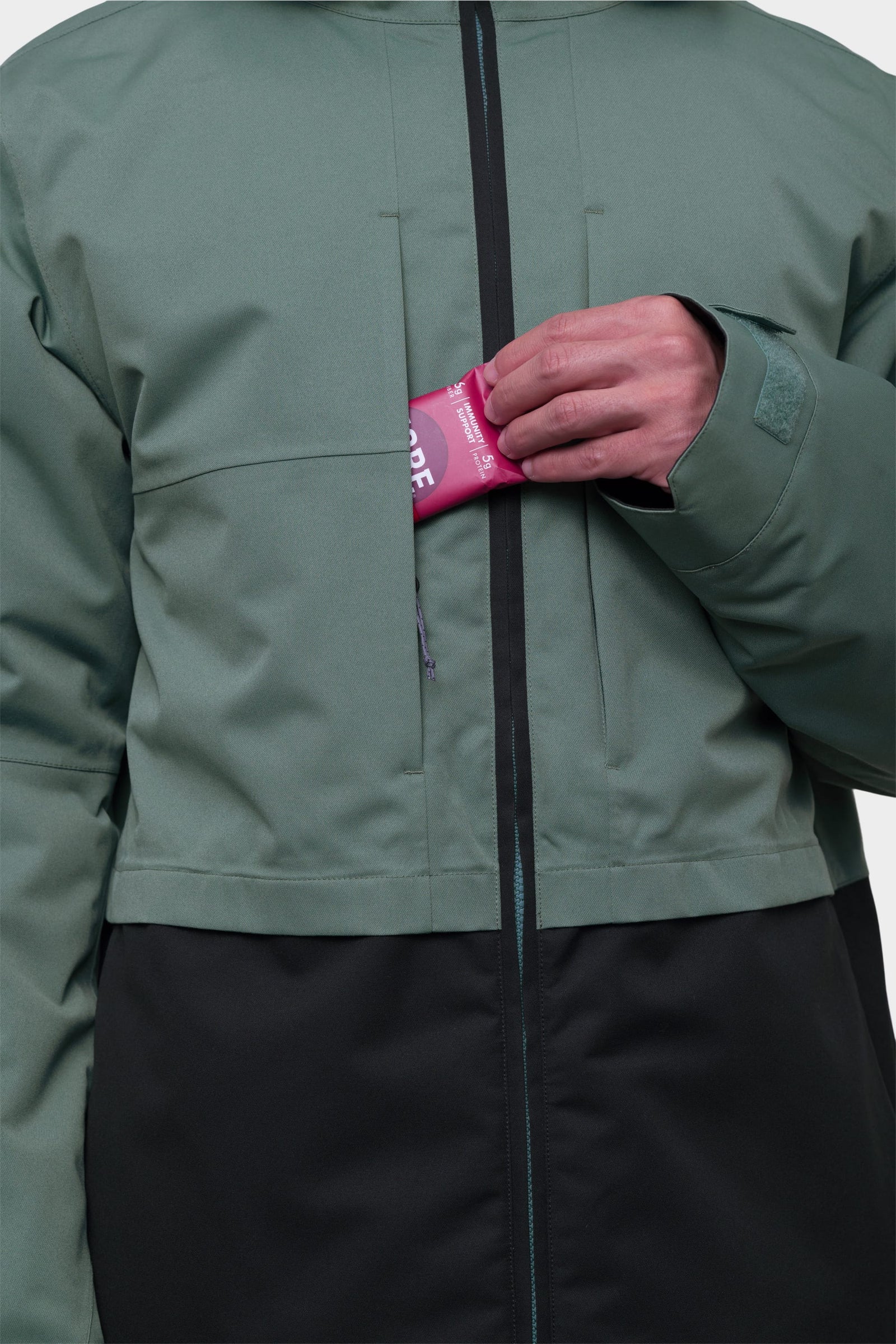 686 Mens Smarty 3-in-1 Form Jacket Cyprus Green Colourblock