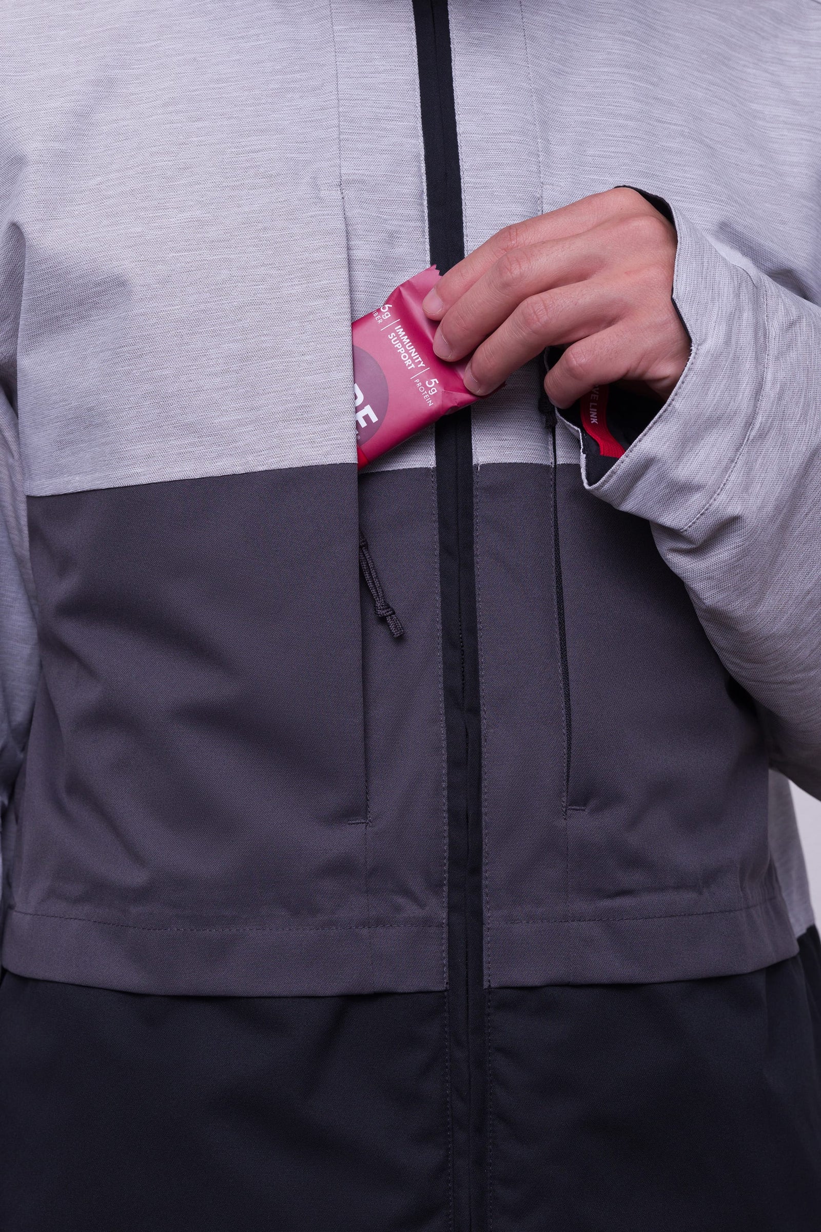 686 Mens Smarty 3-in-1 Form Jacket White Heather  Colourblock