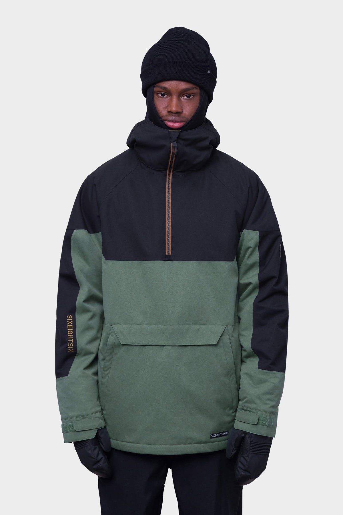 686 Renewal Anorak Insulated Jacket Cyprus Green Colourblock