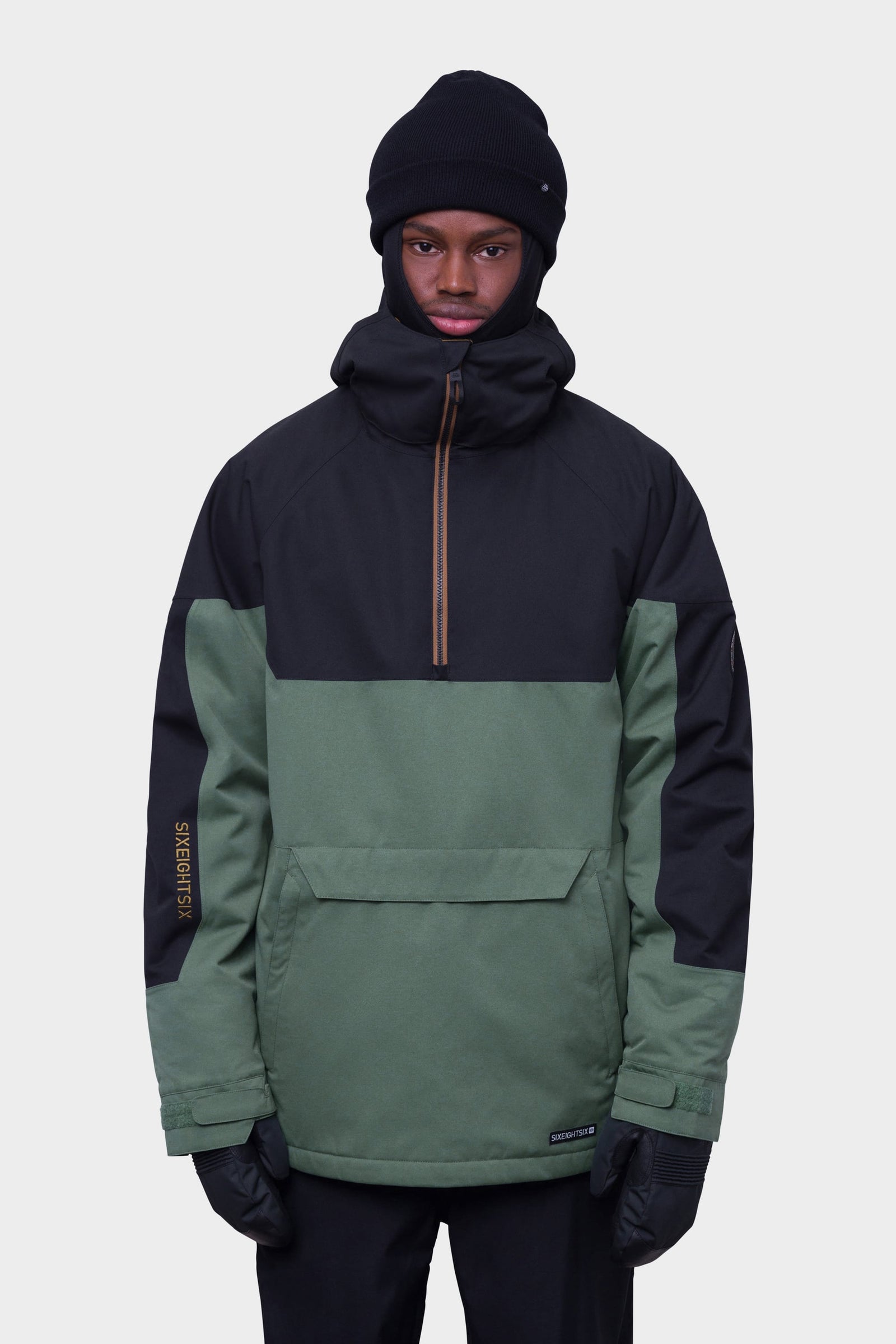 686 Renewal Anorak Insulated Jacket Cyprus Green Colourblock