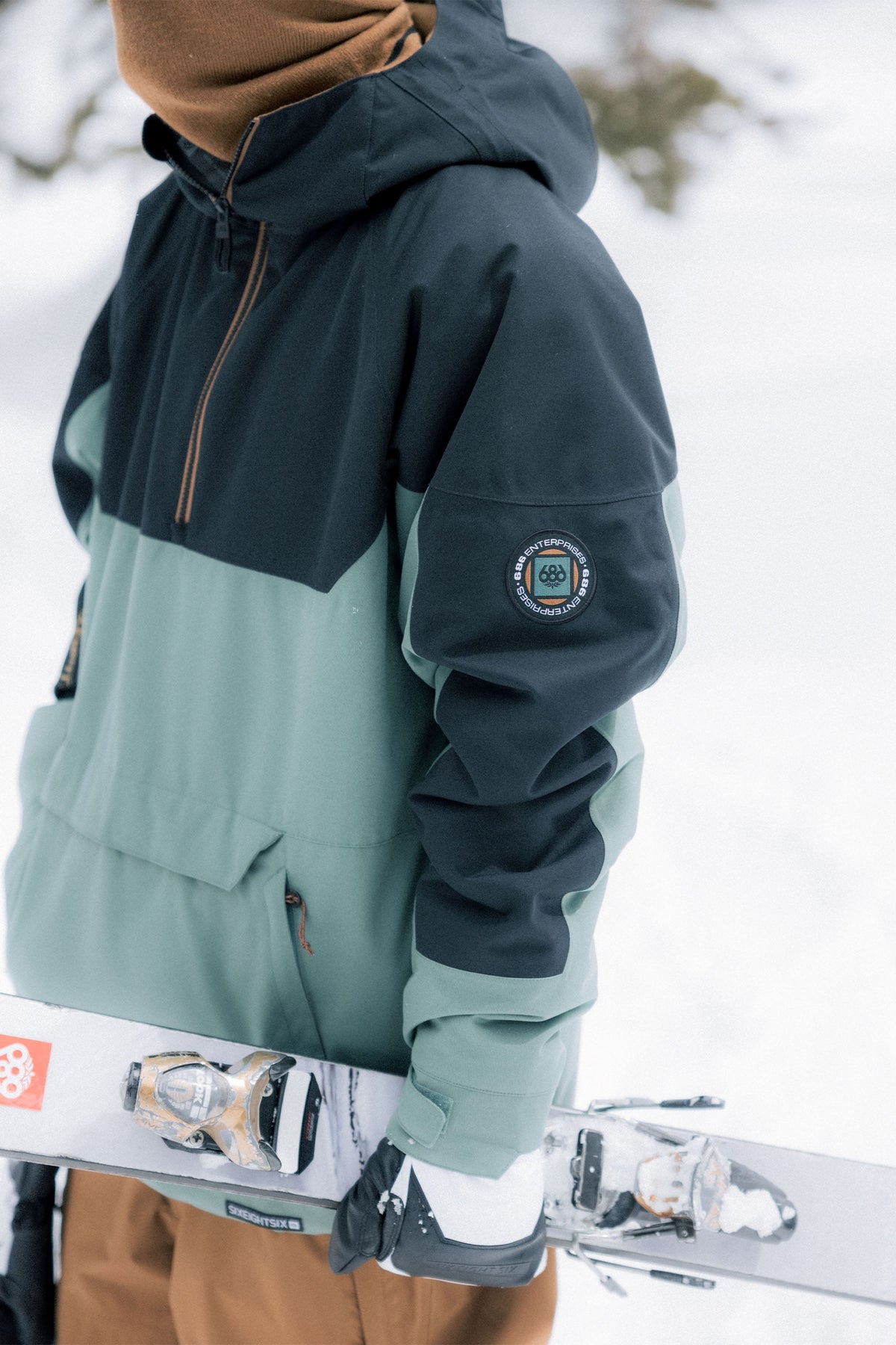 686 Renewal Anorak Insulated Jacket Cyprus Green Colourblock