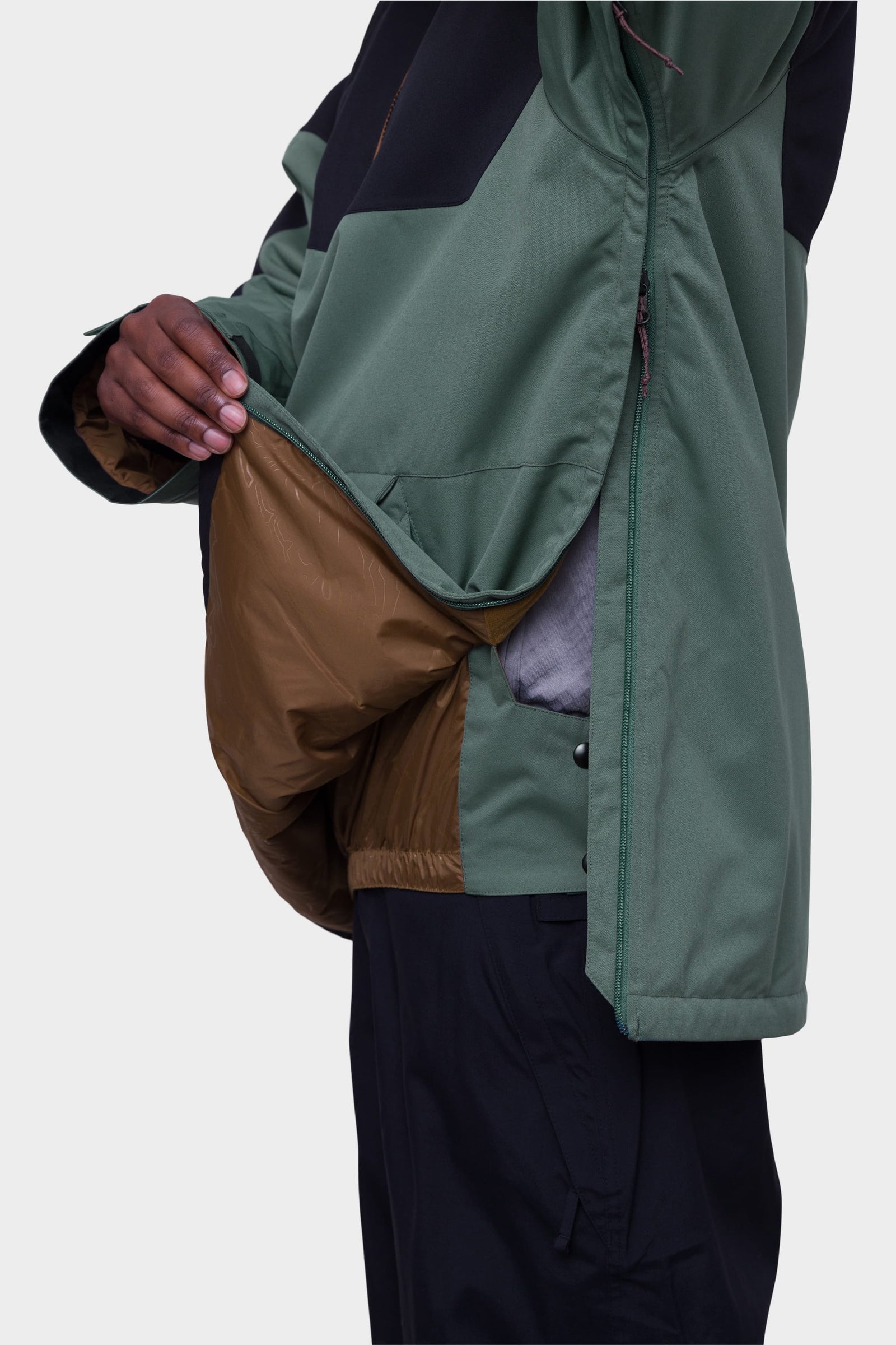686 Renewal Anorak Insulated Jacket Cyprus Green Colourblock