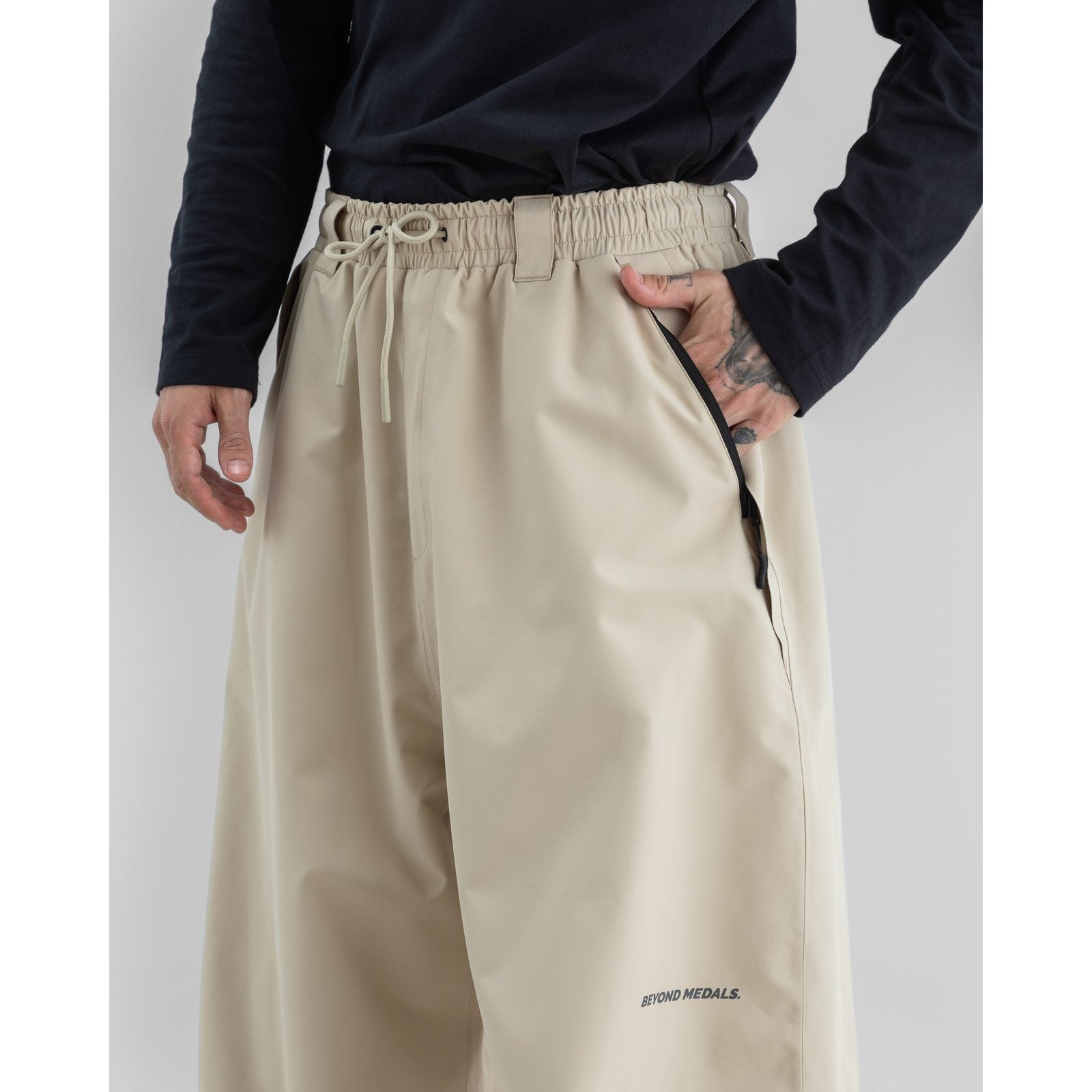 Park Snowboard Snowboard Pants Beige - Image 6