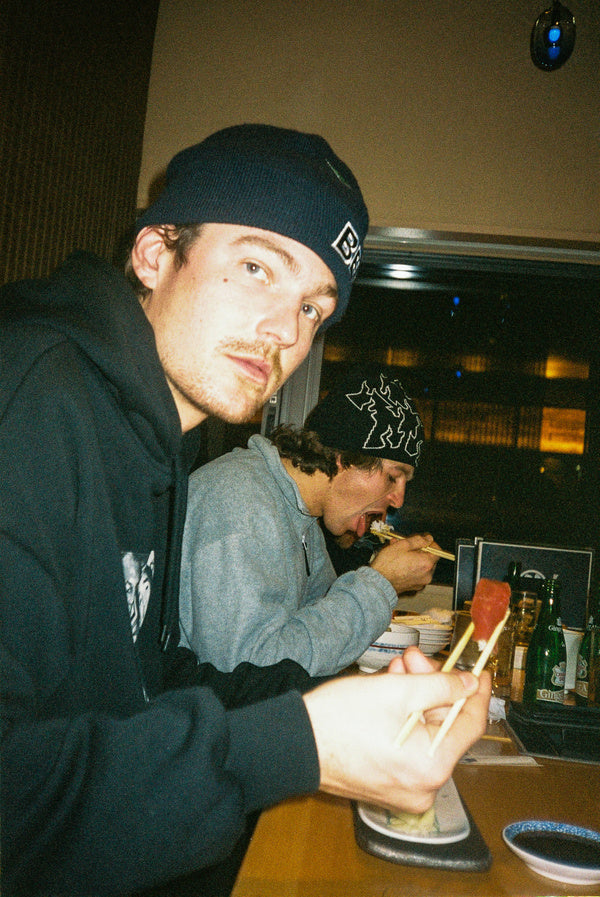Outline Beanie Black - Image 7