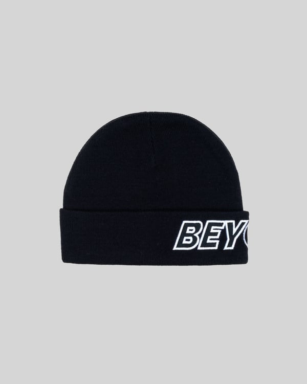 Outline Beanie Black - Image 6