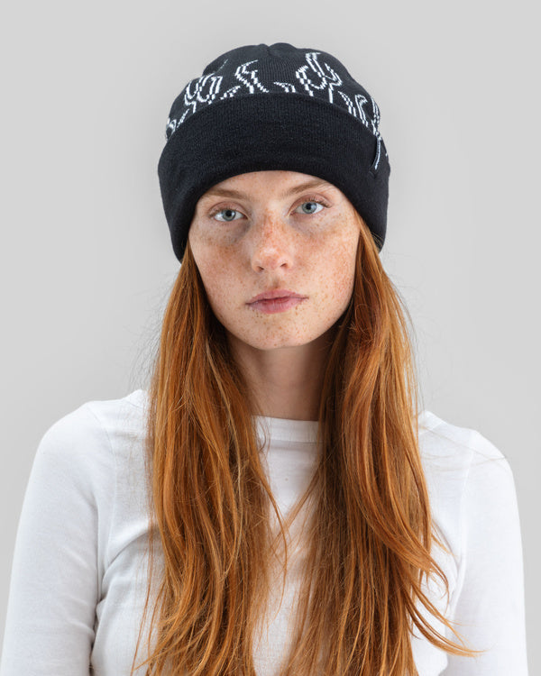 00S Flame Beanie Black - Image 2