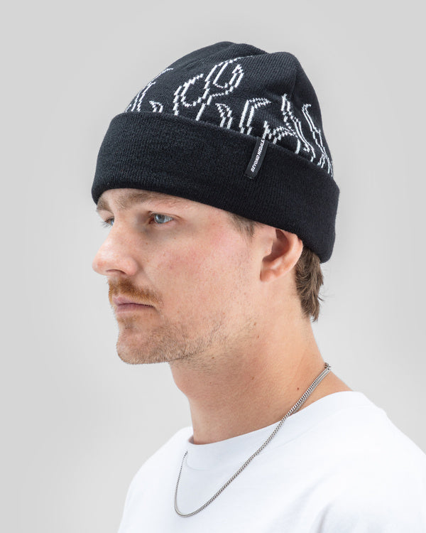 00S Flame Beanie Black - Image 5