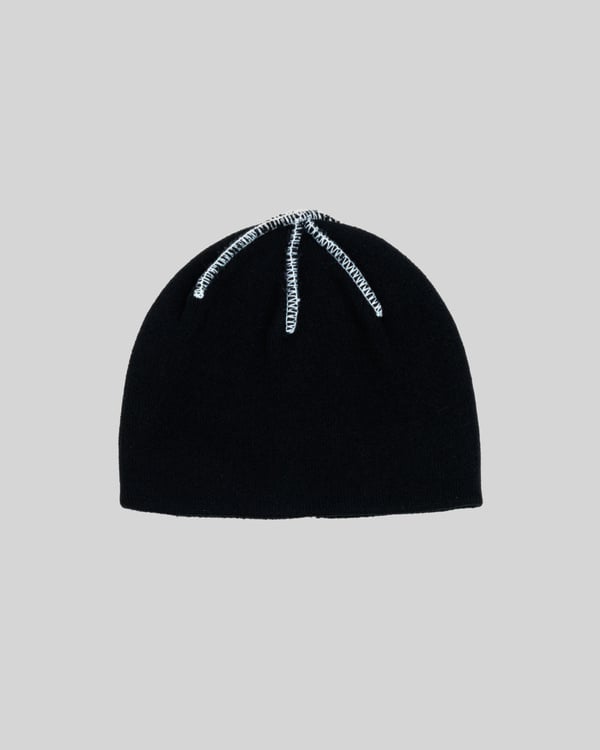Inside Out Beanie Black - Image 1