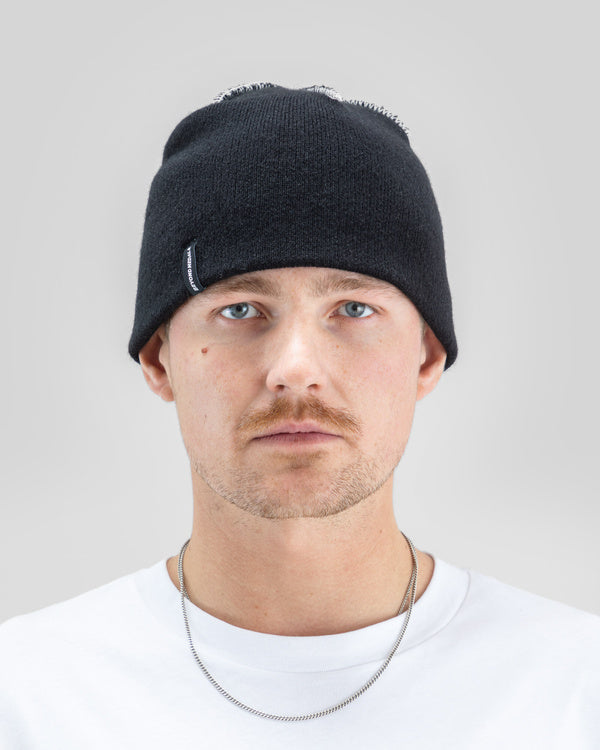 Inside Out Beanie Black - Image 2