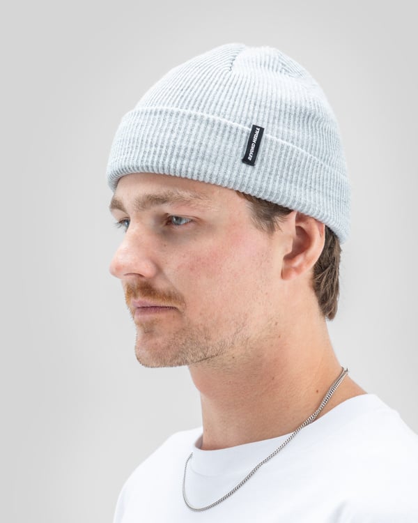 Base Beanie Grey Mel - Image 6