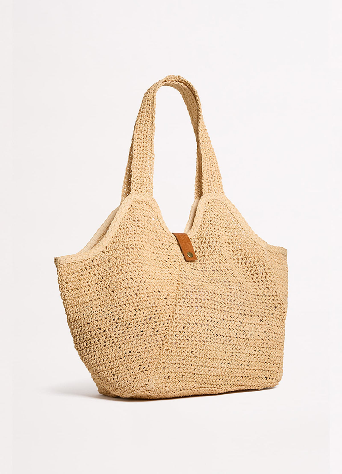 Mirage Woven Tote Bag Natural - Image 2